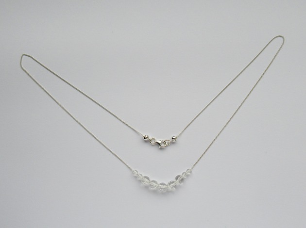 srebrne naszyjniki Naszyjnik a'la Carrie Bradshaw XIV