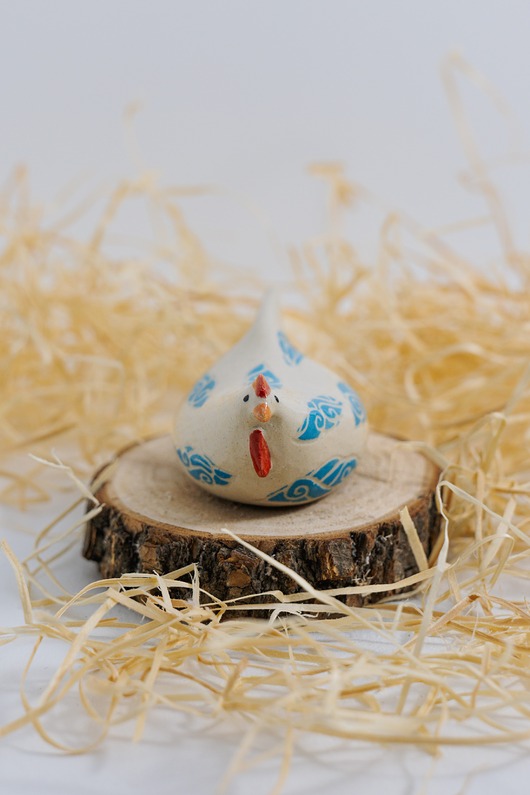 ozdoby wielkanocne Kurka niebiańska