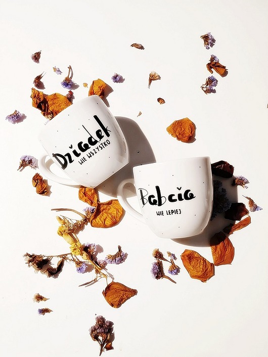 kubki Dziadek wie wszystko Babcia wie lepiej komplet