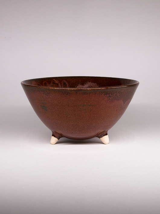 miski i misy Miska ceramiczna brązowa
