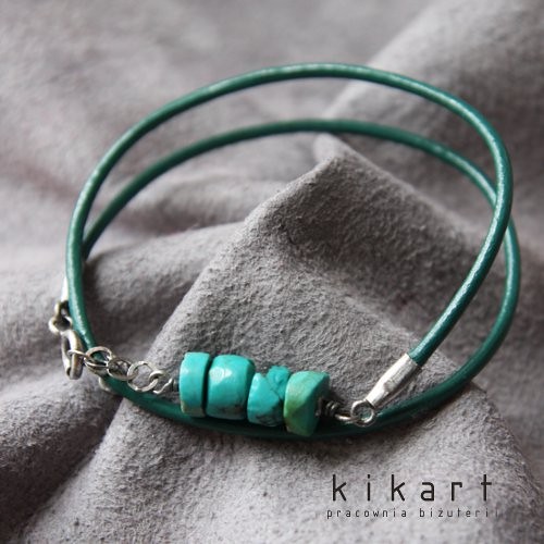 mini green z turkusem kikart