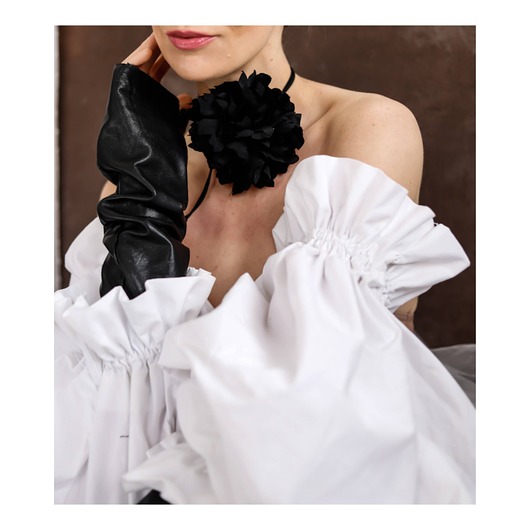 chokery Jedwabny choker