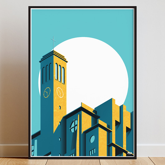 plakaty Plakat Kościół Najświętszego Serca Pana Jezusa