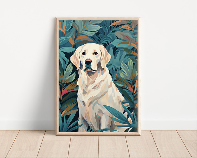 plakaty Plakat golden retriever