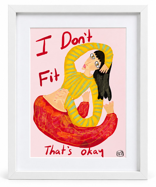 plakaty Plakat I Don't Fit, That's Okay