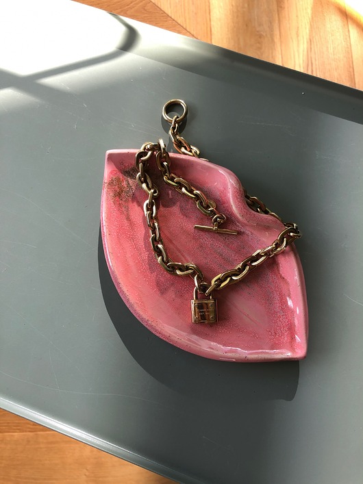 pojemniki na biżuterię Ceramiczna podstawka na biżuterię Usta