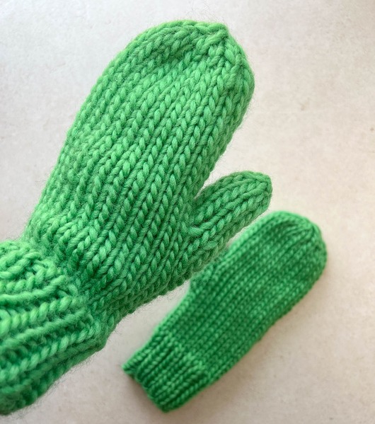 rękawiczki damskie Zimowe rękawiczki z wełny peruwiańskiej Buran zielone