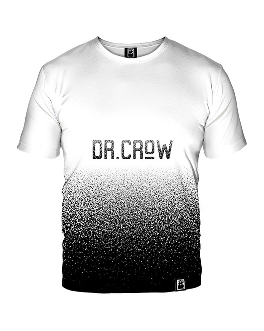 t-shirty męskie Męski T-shirt DR.CROW LOGO Spray