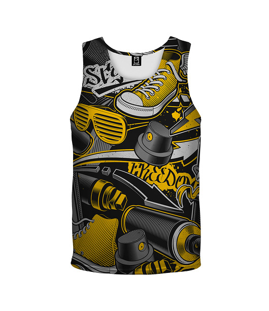 t-shirty dla chłopców Bokserka Top Boy DR.CROW Street Graffiti