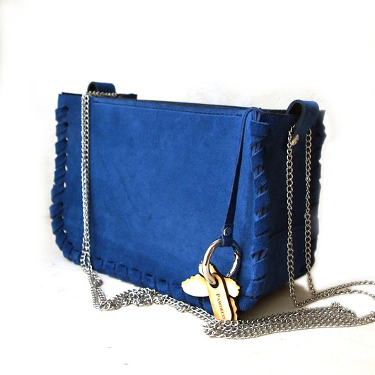 CASUAL wiązana denim blue PAWDECO