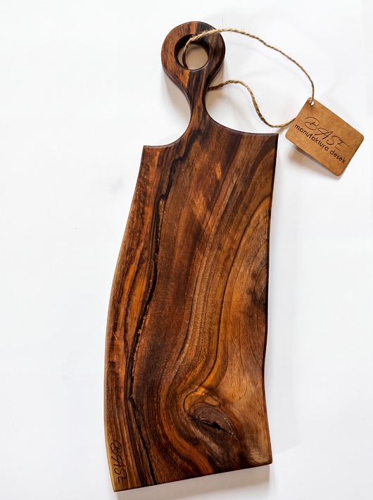 deski do krojenia i tace Lita Deska Orzechowa #52 (15 x 43cm)