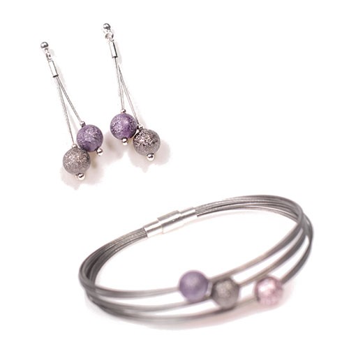 Kolczyki Violet Mitsu