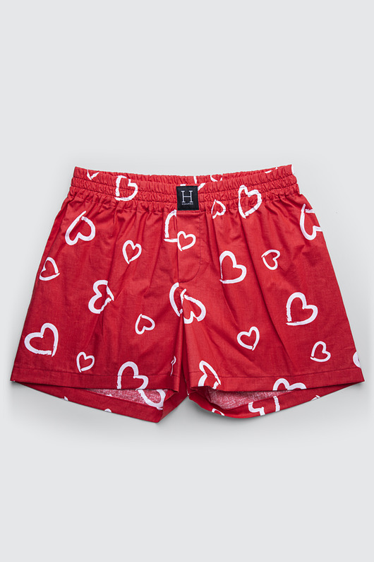 Spodenki męskie do spania bokserki LOVE HisOutfit
