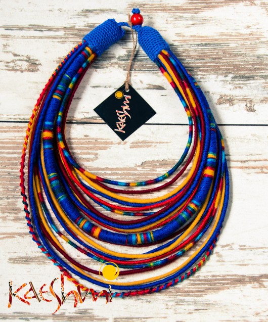 SUPERGIRL  - naszyjnik MAASAI (folk, boho) Kaeshmi