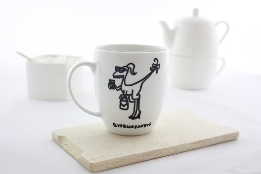 Kubek Korpozaura - Coffee ASAP! Pracownia Faramuszka