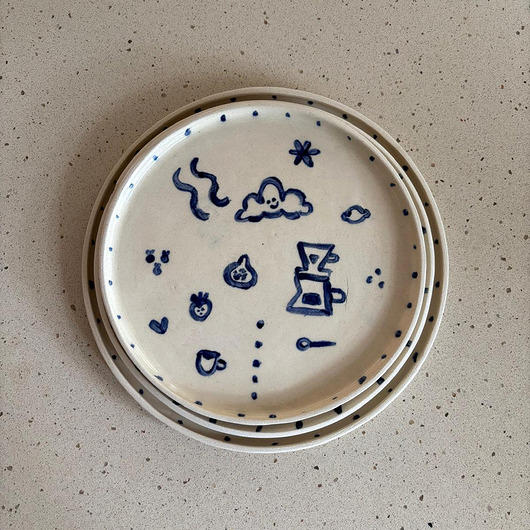 patery i talerze Talerz malowany