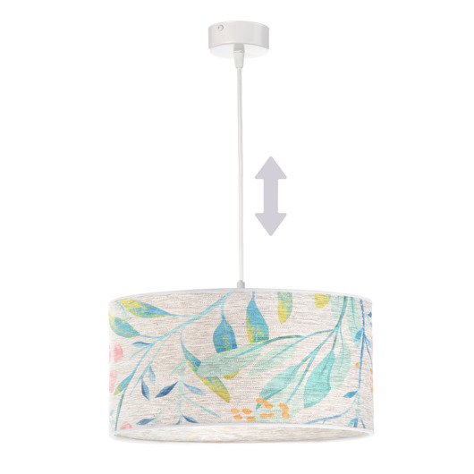lampy wiszące Luksusowa lampa nwisząca w stylu boho abażur 30 cm