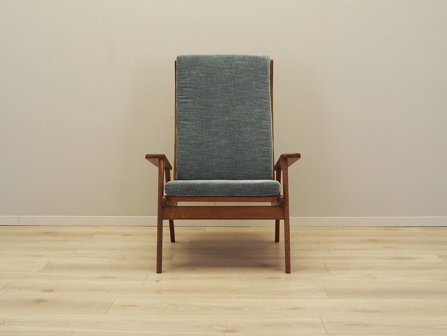 fotele Fotel dębowy, duński design, lata 70, produkcja: Dania