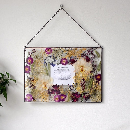 Ozdoby na ścianę Hymn o Miłości, prezent dla Nowożeńców