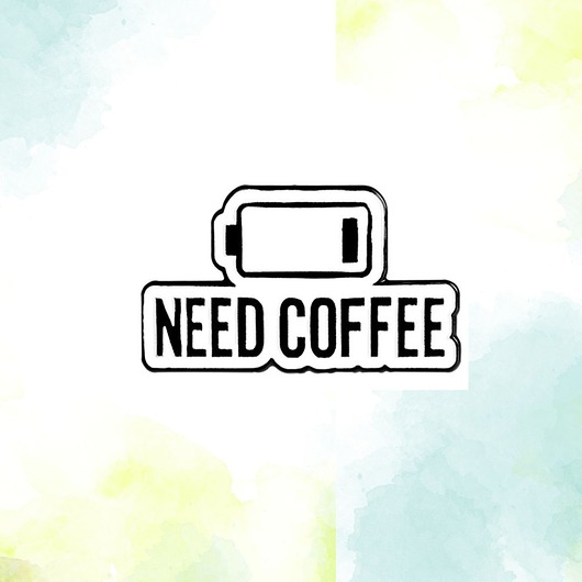 przypinki Przypinka  NEED COFFEE