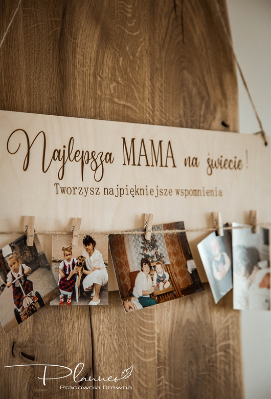 ramki na zdjęcia Deska "Najlepsza MAMA na świecie!"