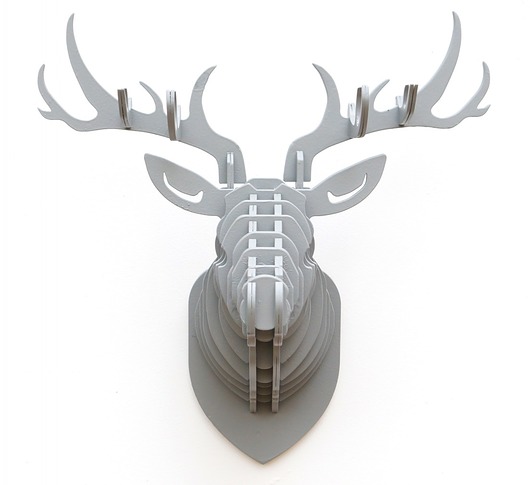 Ozdoby na ścianę Dekoracja na ŚCIANE poroże JELENIA, RENIFERA sklejka, puzzle 3d, drewno