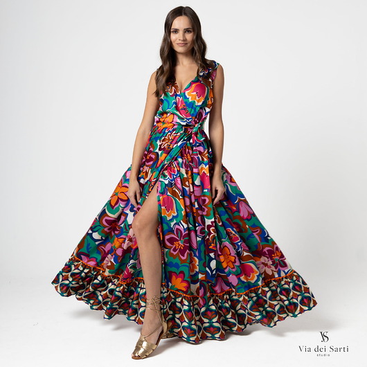 sukienki maxi damskie BRASILIANA dress