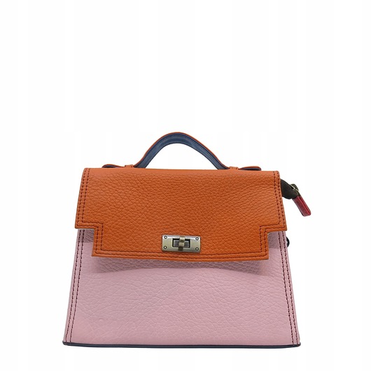 torby na ramię Torebka damska skórzana do ręki, na ramię kolorowa elegancka eko OLIVKA