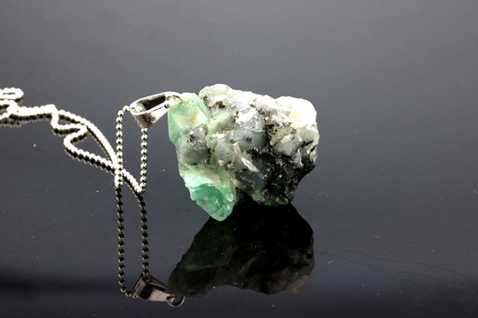 Brazi Colare Szmaragd Brazi Druse Jewelry