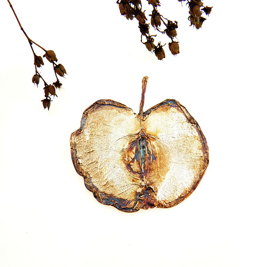 biżuteria różna Broszka srebrna - Jabłko