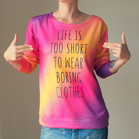 LIfe is too short Bluza ONE MUG A DAY