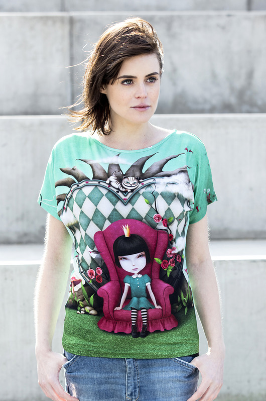Princess Girl bluzka z nadrukiem UNICORNO