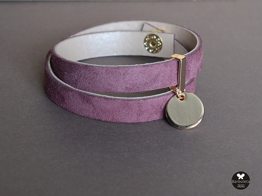 dusty purple ring gold barboleta