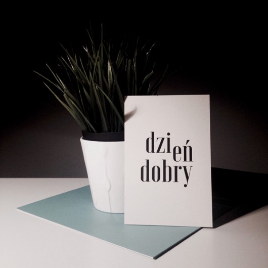 Kartka DZIEŃ DOBRY beleco