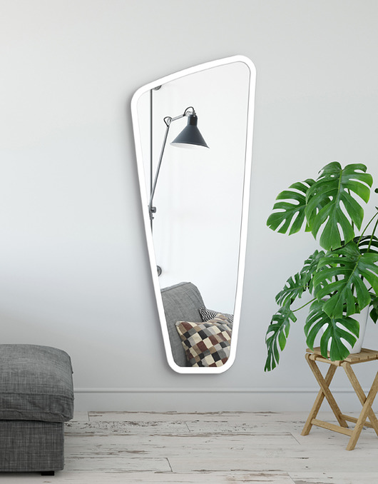 lustra stojące i wiszące Lustro VITRIS White