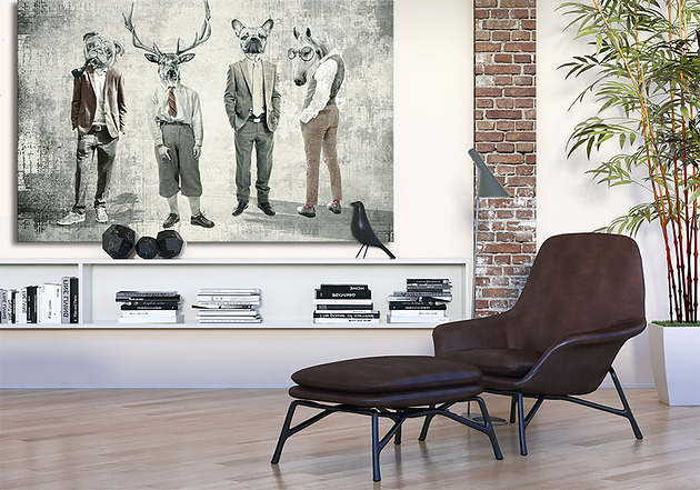 obrazy OBRAZ NA PŁÓTNIE -Gang 120x80cm