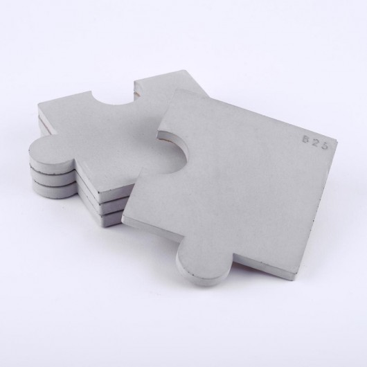 Podkładki puzzle 4szt. - beton architektoniczny Projekt B25