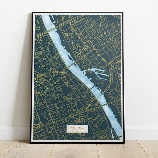 Plakat Vistula - Warsaw Peszkowski Graphic