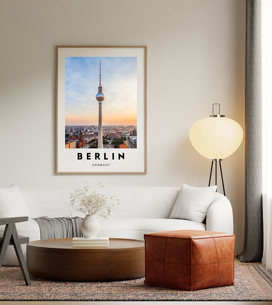 plakaty PLAKAT travel poster Berlin zdjęcie personalizacja prezent dla niej
