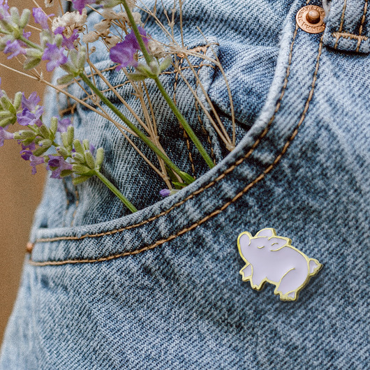 przypinki Pins świnka "Porky"