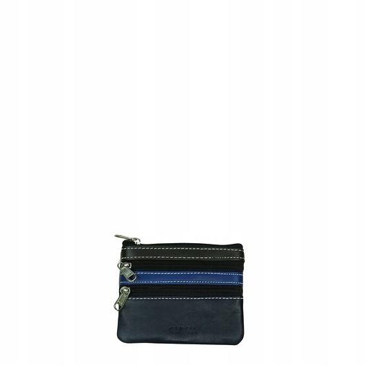 portfele damskie Saszetka skórzana na klucze z kółkiem monety bilonówka skórzana OLIVKA