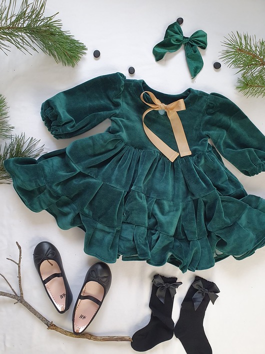 sukienki dla dziewczynki Sukienka Green Velvet Merry