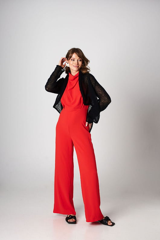 swetry damskie  Alpaka sweter Reneta - Czarny