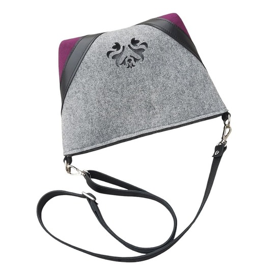 torebki mini "Luna" Torebka filcowa listonoszka