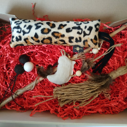 Zabawki dla zwierząt Zestaw zabawek dla kota GIFT BOX 4 BESTSELLERY