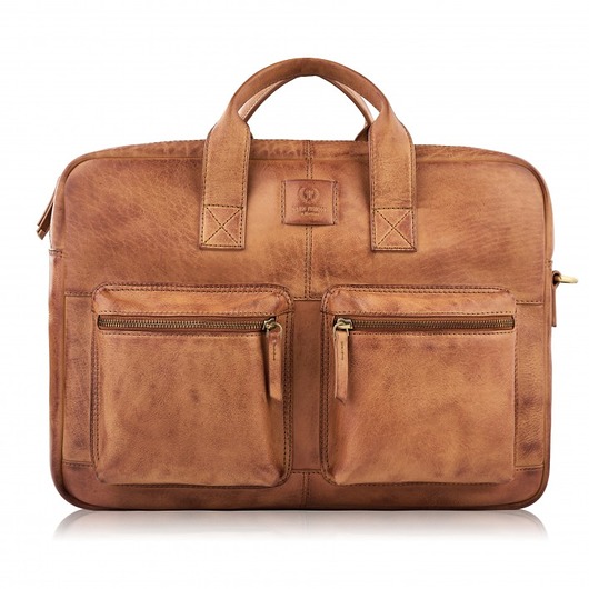 etui na laptopa TORBA NA LAPTOPA SKÓRZANA PREMIUM NA RAMIĘ PAOLO PERUZZI AV-01-CG