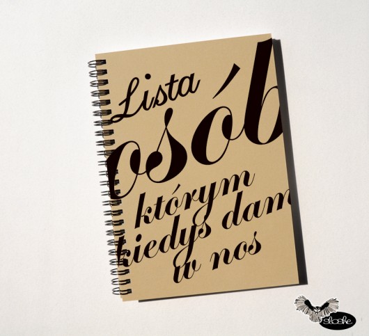 Lista osób ..., z ekologicznego papieru Sowia Aleja