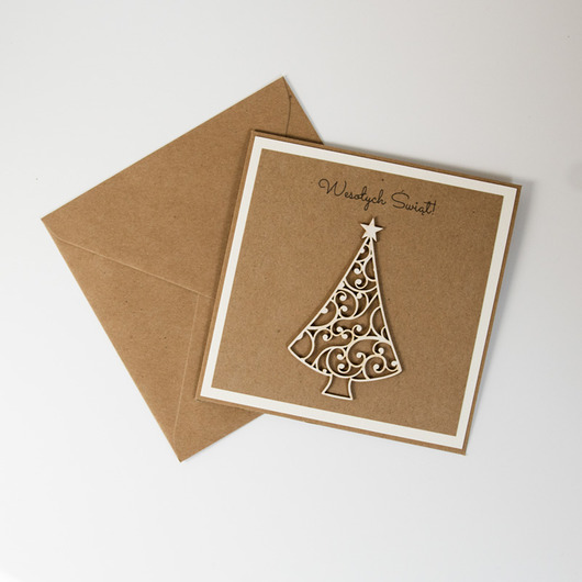 kartki świąteczne Kartka świąteczna choinka