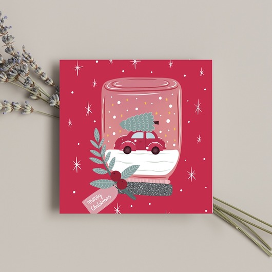 kartki świąteczne Kartka świąteczna Christmas Car