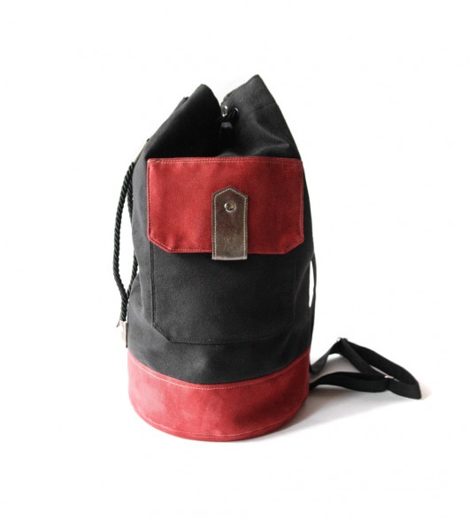  worek plecak - black&cherry - elfagado